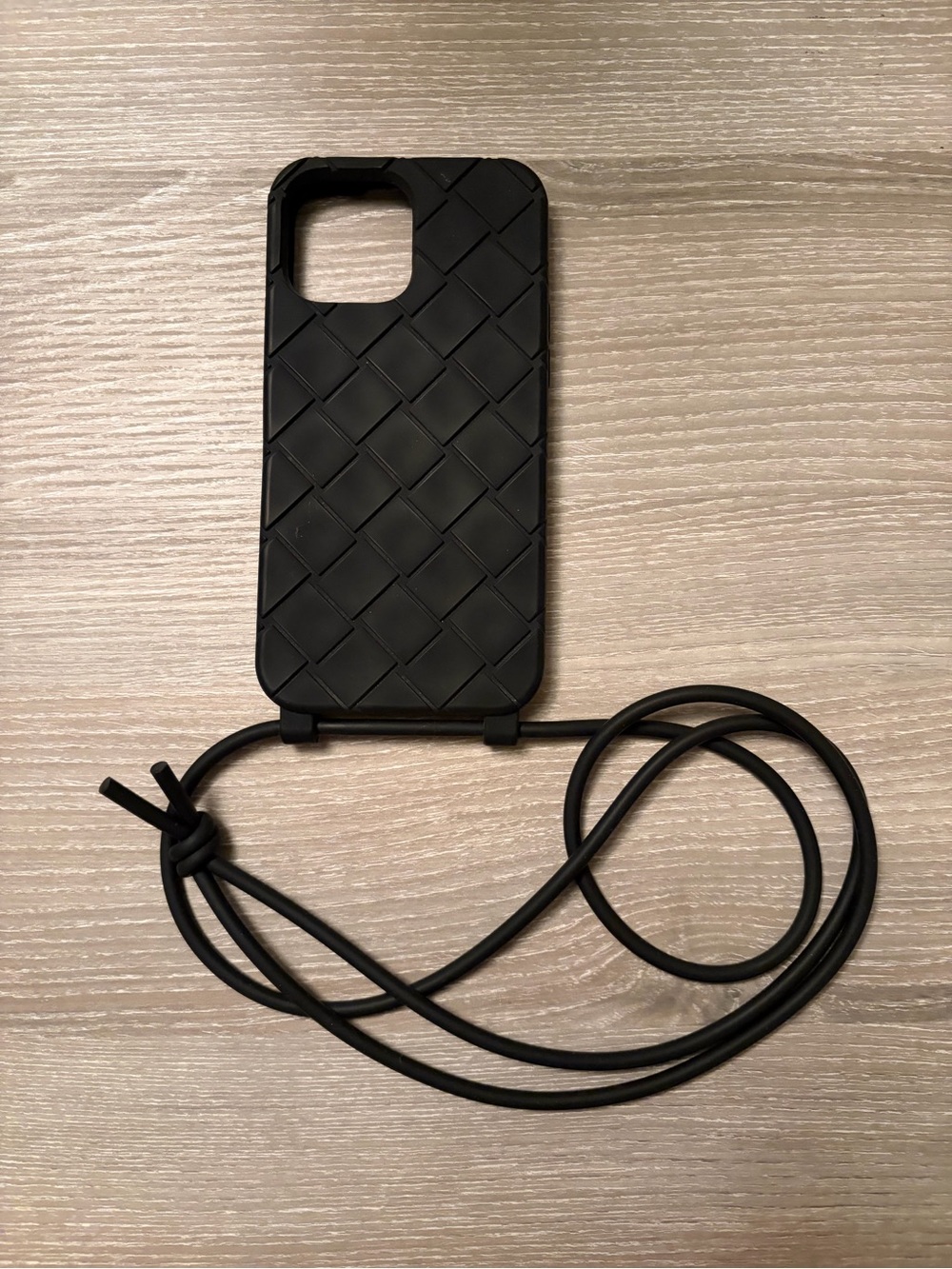 Bottega Veneta Black Intreccio iPhone 13 Pro Max Case